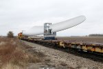 A TP&W wind turbine extra works at the east end of Hoosier Lift